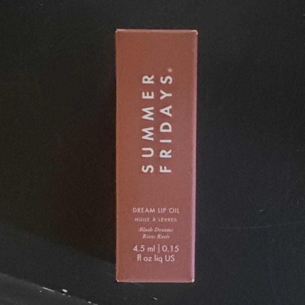 Summer Fridays Dream Lip Oil - Warm Brown Packaging